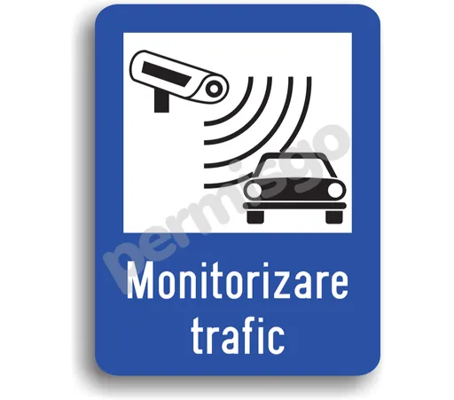 Semnul de circulație „Monitorizare trafic”