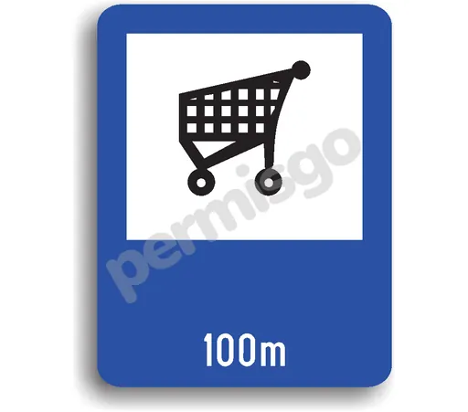 Semnul de circulație „Supermarket”