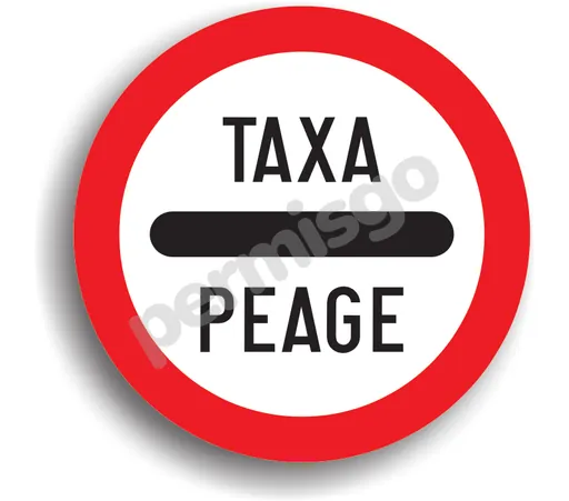 Semnul de circulație „Taxă de trecere”