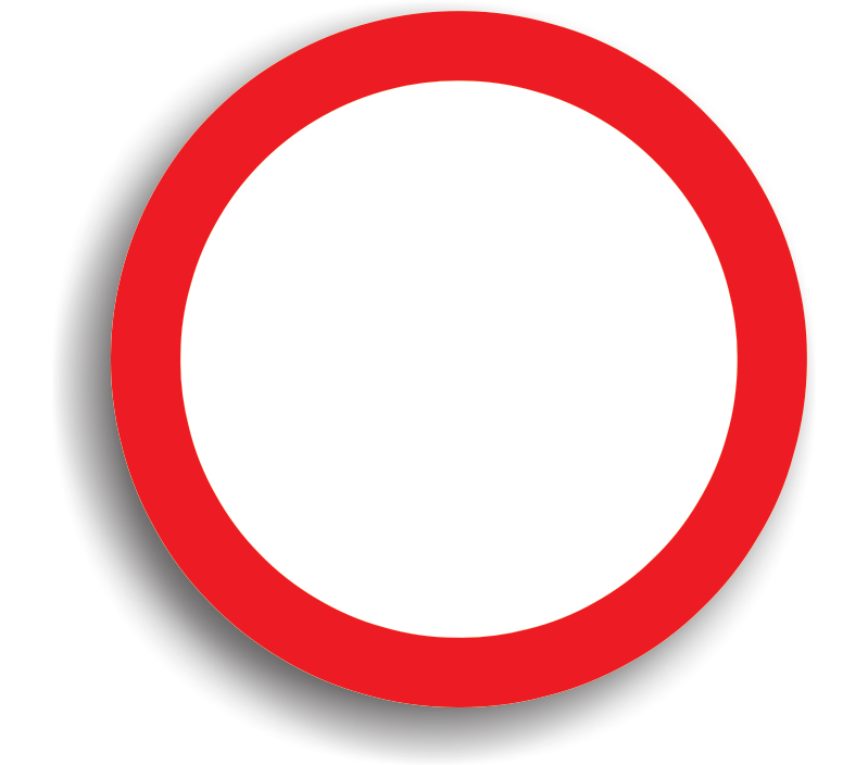 Semnul de circulație „Circulația interzisă în ambele sensuri” — indicator rutier de interzicere sau restricție